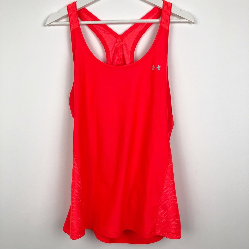 Under Armour HeatGear Racer Back Tank Top - Picture 1 of 6